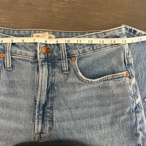 Madewell Light Blue The Curvy Perfect Vintage Jeans Size 30 Women High Rise - Picture 10 of 11